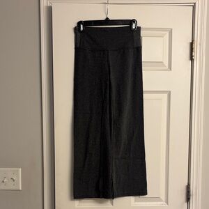 Athleta Gray Cropped Flare Pants